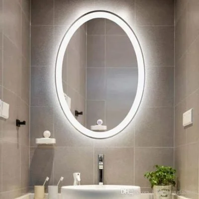 Gương soi bồn rửa mặt hình elip