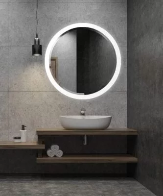 Kích thước gương soi được thiết kế trong mức độ vừa phải