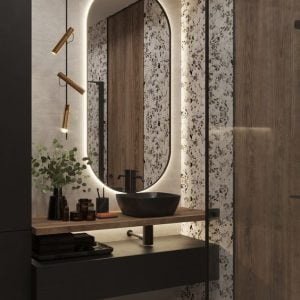 Thiết kế gương phù hợp với phong cách nội thất