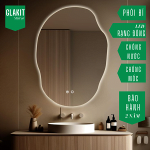 Gương Gắn Đèn Led - Các Mẫu Đẹp 9 Mẫu gương gắn đèn led đẹp