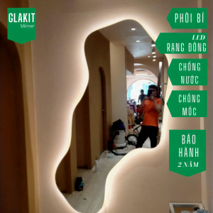 Gương Gắn Đèn Led - Các Mẫu Đẹp 19 Sản xuất gương gắn đèn led