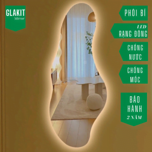 Gương đứng toàn thân hình hạt đậu