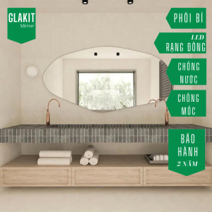 Gương Bàn Trang Điểm - Mẫu Decor Ngang Đẹp 6 Sản xuất Gương trong phòng ngủ mẫu đẹp