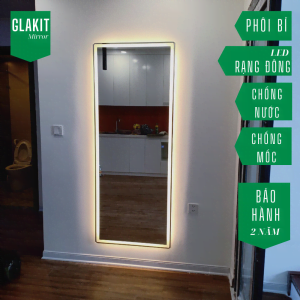 gương tủ giầy có đèn led cảm ứng