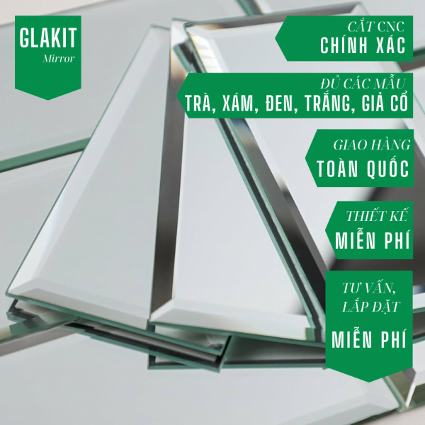 Gương mài vát cạnh