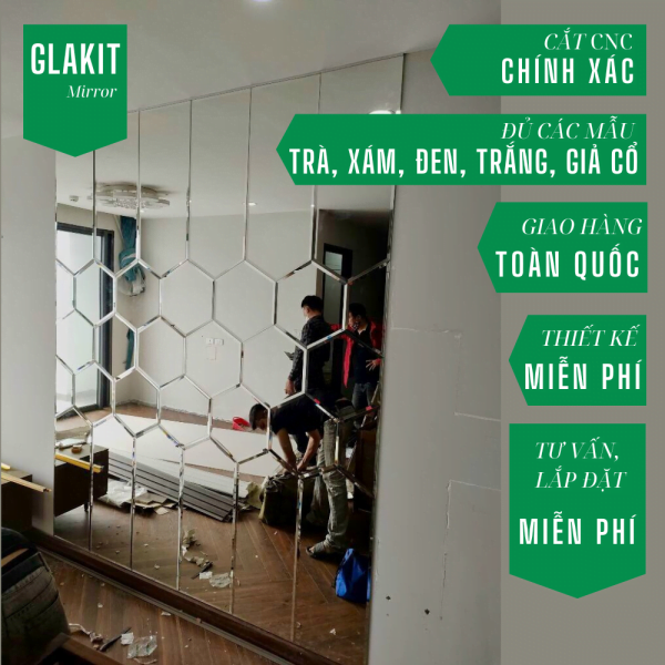 Mẫu gương ghép đẹp