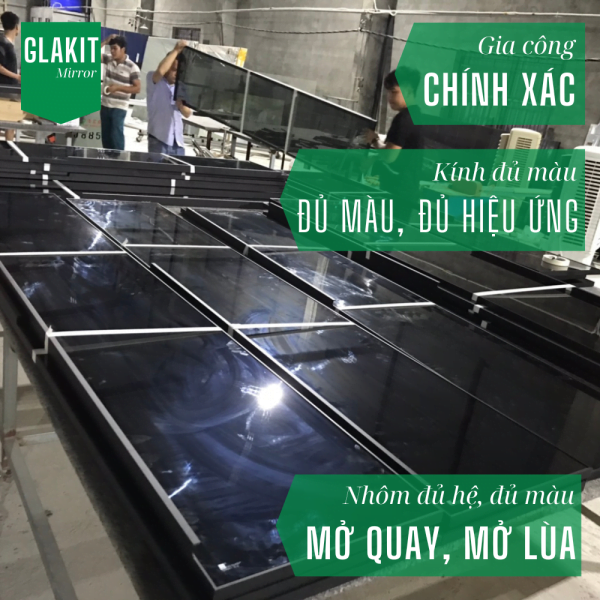 Xưởng sản xuất cánh kính tủ áo giá gốc