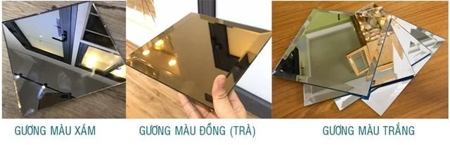 Gương trà bỉ- Vật liệu ưu việt làm trần gương, gương quả trám, gương trang trí 19 Các màu gương quả trám