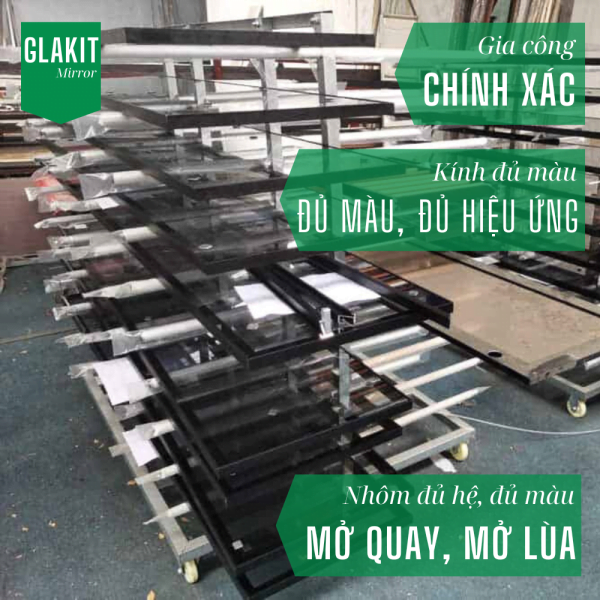 Sản xuất cánh kính tủ áo