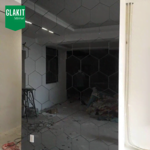 Gương quả trám màu xám khói