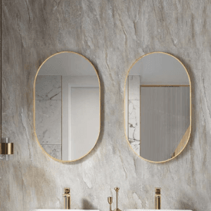 Khung nhôm gương hình con nhộng