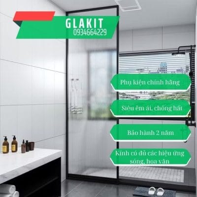Vách kính phòng tắm nhỏ 11 vách kính nhà tắm