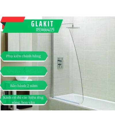 Ưu điểm của sản phẩm vách kính nhà tắm không cửa, dễ lắp đặt phù hợp nhiều không gian