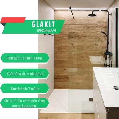 Ưu điểm của sản phẩm vách kính nhà tắm không cửa
